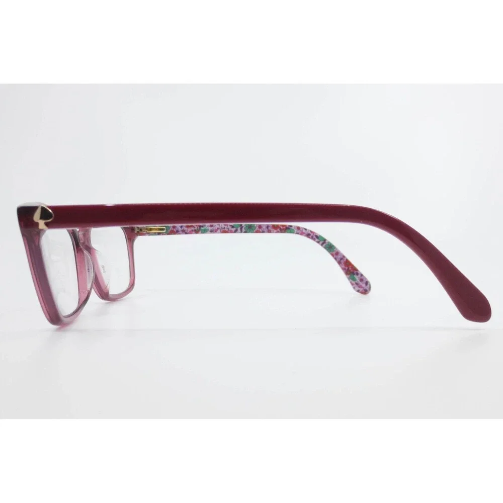 Kate Spade Miriam/G LHF Purple Floral Eyeglasses Frames 52-16-140